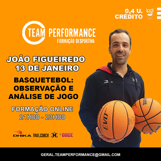 formação desportiva teamperformance - Basquetebol Observação e Análise de Jogo