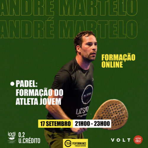 formação desportiva creditada team performance - Padel Formação do Atleta Jovem